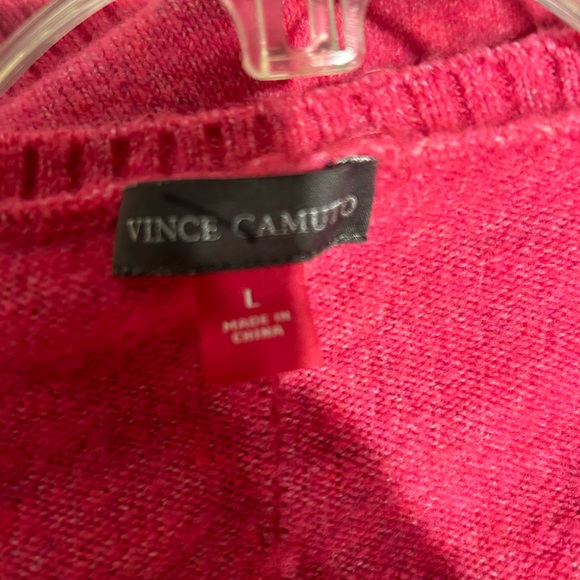 Vince Camuto Pink Sweater Large - Picture 3 of 4